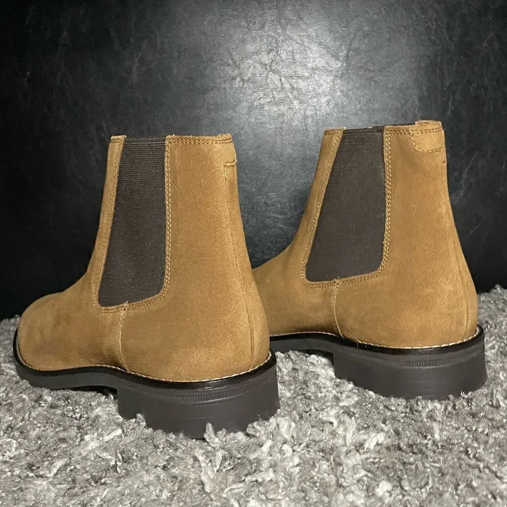 NWT Zara Split Leather Men’s Ankle Boots
